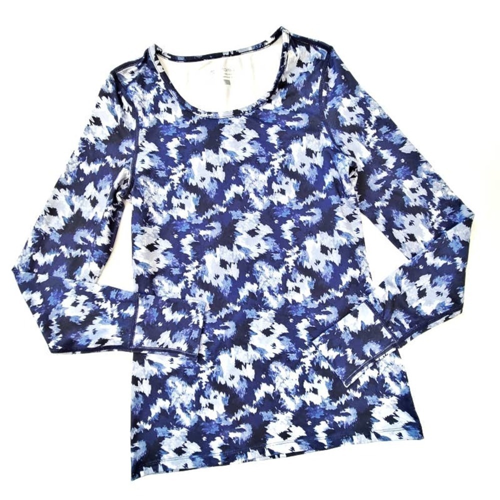 Terramar Ladies Base Layer Top Size Small Blue Cloud Nine